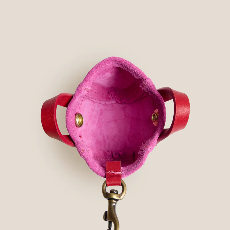 Tote Bag Charm - Suede Pink - Image 2