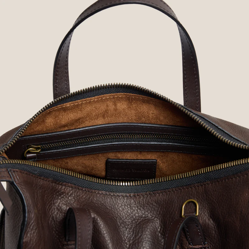 Zoe Satchel - Heritage "Broken-In" Leather Espresso - Image 4