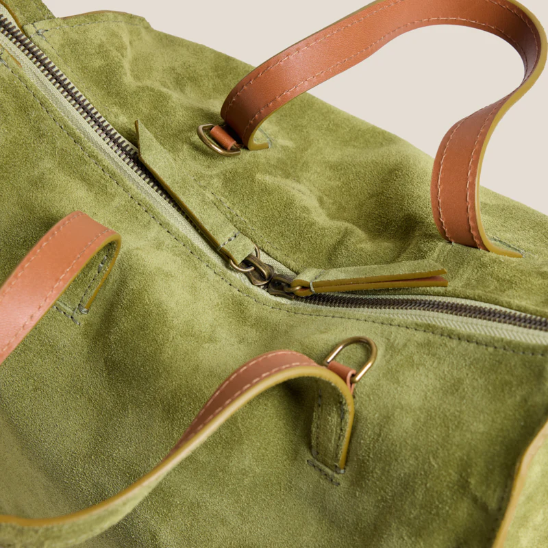 Zoe Satchel - Suede Palm - Image 3